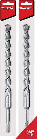 ماكيتا 2 حزمة - SDS-Plus 3/4 بوصة لقم الثقب للمطارق الدوارة SDS+ - حفر عميق 10 بوصة في الخرسانة والبناء in Kuwait