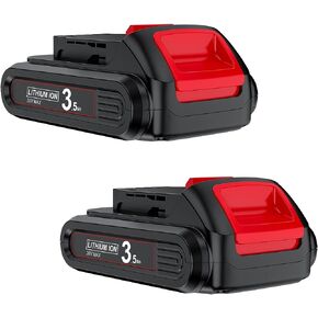 Bonacell 2Pack 3.5Ah استبدال بطارية Dewalt 20V المتوافقة مع بطارية Dewalt 20 Volt MAX XR DCB200 DCB201 DCB203 DCB204 DCB206 DCB181 DCB180 DCD/DCF/DCG أدوات كهربائية لاسلكية in Kuwait