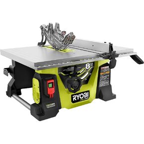 RYOBI ONE+ HP 18V بدون فرش لاسلكي 8-1/4 بوصة. طقم منشار طاولة محمول صغير الحجم مع (2) بطاريات وشاحن 4.0 أمبير in Saudi Arabia
