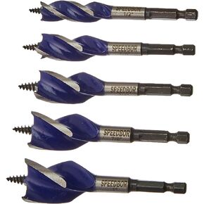 Speedbor 1877240 Irwin Tools Max Wood Drilling Bits, 4-Inch, 5-Piece in Saudi Arabia