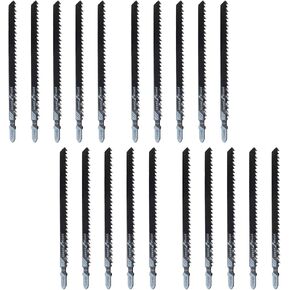 5 PCS T344D T-Shank Jigsaw Blade, 6" High Carbon Steel for Wood PVC | High Carbon Steel, 6 TPI Fast Cutting, Fits All T-Shank Saws, For Hardwood Plywood Chipboard Plastic in Kuwait