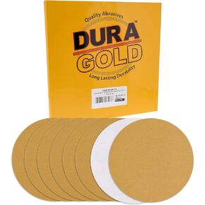 Dura-Gold Premium 9" Drywall Sanding Discs - 180 Grit (Box of 10) - Sandpaper Discs with PSA Self Adhesive Stickyback, High-Performance Fast Cutting Aluminum Oxide Abrasive - For Drywall Power Sander