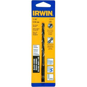 Irwin Tools 4935640 Black Oxide Hex Shank Drill Bit, 7/32-Inch in Saudi Arabia