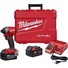 ميلووكي (MLW 2853-22) M18 Fuel 1/4IN Hex Impact Driver XC Kit in Kuwait