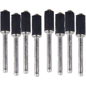 Bioristar 1/4 بوصة حامل طبلة رمل مطاطي، أربطة مطاطية لطبلة الصنفرة مع ساق 1/8 بوصة لحامل الطبل الرملي، أداة دوارة 12 قطعة in Kuwait