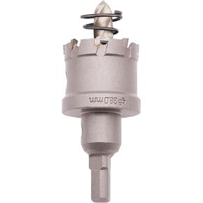 Tungsten Carbide Teeth Hole Saw (Hole Cutter) LU&MN Heavy Duty for Stainless Steel, 1'', 25.5mm