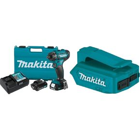 ماكيتا FD10R1 12V max CXT® Lithium-Ion Cordless 1/4 "Hex Driver-Drill Kit (2.0Ah) in Kuwait