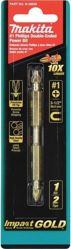 Makita B-39609 Impact Gold #1 (3-1/2") Phillips Double-Ended Power Bit in Saudi Arabia
