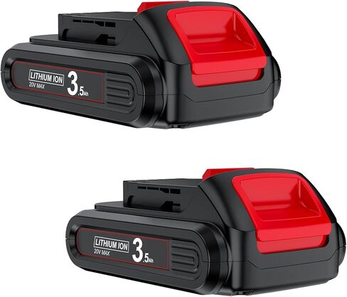 Bonacell 2Pack 3.5Ah استبدال بطارية Dewalt 20V المتوافقة مع بطارية Dewalt 20 Volt MAX XR DCB200 DCB201 DCB203 DCB204 DCB206 DCB181 DCB180 DCD/DCF/DCG أدوات كهربائية لاسلكية in Kuwait