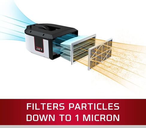 JET AFS-1000C Air Filtration System, Remote Control, 1000CFM, 1Ph 120V (713000) in Saudi Arabia