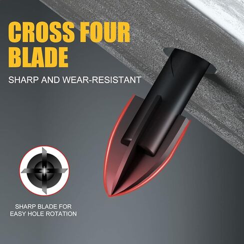 مجموعة لقم مثقاب الخرسانة من نيوشارك 10 قطع، لقم حفر البناء للطوب والزجاج والبلاستيك والخشب، طرف كربيد التنجستن يعمل مع بلاط السيراميك، مرآة الحائط، الرصف على جدار خرساني أو من الطوب (3/16 بوصة - 1/2 بوصة) in Kuwait