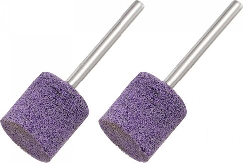 uxcell 2 Pcs Nylon Fiber Mounted Point Grinding Head 800 Grits 14mm Dia Cylindrical Polishing Wheels for Finish Polish Grinder Rotary Tool in Saudi Arabia