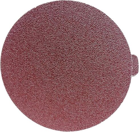 8 inch Sanding Disc Self Stick Orbital Sander Pads 25 Pack No Hole - Premium 36 Grit Sandpaper Discs Aluminum Oxide, Durable PSA Sand Paper, Round Sanding Discs Adhesive Back for Wood & Metal in Saudi Arabia
