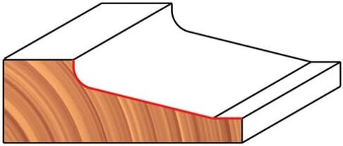Freud 99-322: 1-1/2" (dia.) Vertical Raised Panel Bit with 1/2" shank, 3/8" large radius in Saudi Arabia