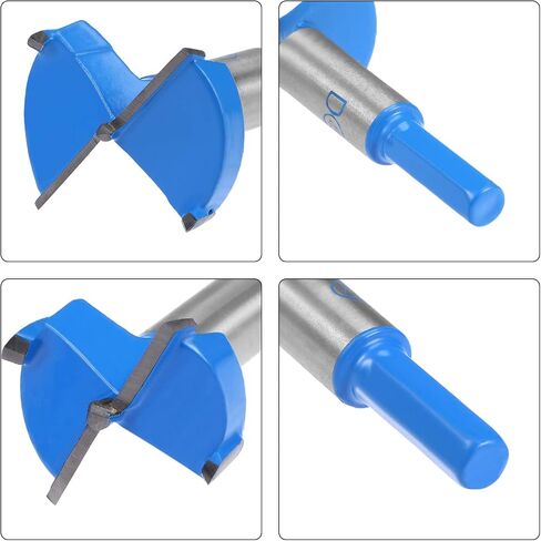 uxcell Forstner Drill Bits, 45mm, 42mm Tungsten Carbide Wood Hole Saw Auger Opener Woodworking Hinge Hole Drilling Boring Bit Cutter in Saudi Arabia