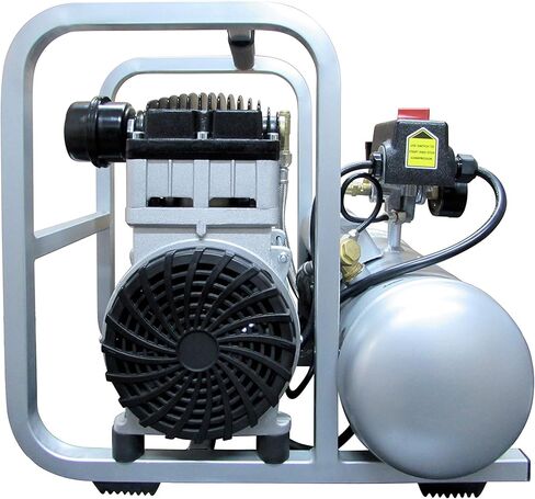 مجموعة كاليفورنيا اير تولز 1620S فائقة الهدوء وخالية من الزيوت 2.0 كجم، 0.5 لتر ضاغط هواء ستيل تانك in Kuwait