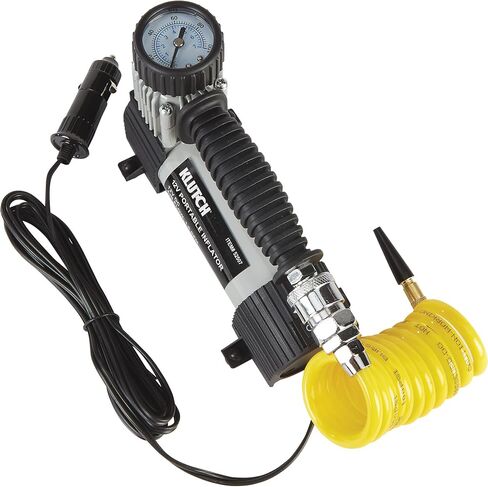 Klutch 12 Volt Portable Tire Inflator - 100 Max. PSI, 1CFM in Saudi Arabia