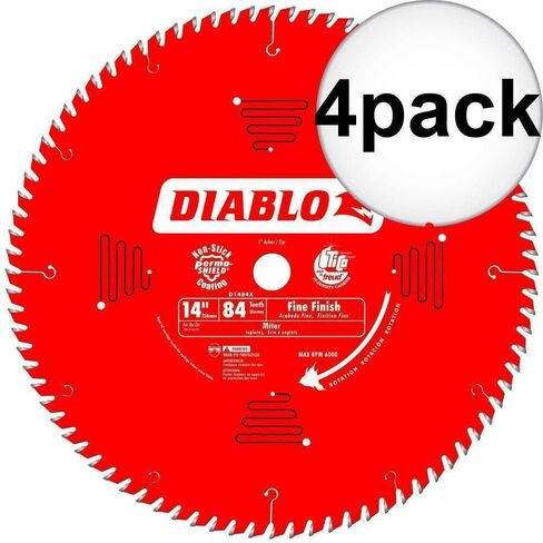 D1484X 14" x 84 Tooth ATB Miter Wood Saw Blade 4X in Kuwait