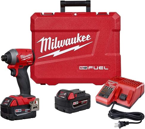 ميلووكي (MLW 2853-22) M18 Fuel 1/4IN Hex Impact Driver XC Kit in Kuwait