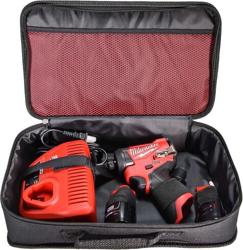 Milwaukee 3453-22 12V Fuel 1/4" Cordless Hex Impact Driver Kit with (2) 2.0Ah Lithium Ion Batteries, Charger & Tool Bag in Saudi Arabia