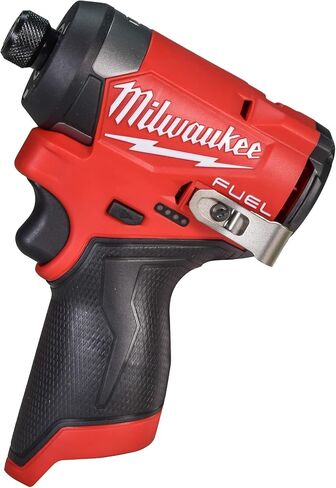 Milwaukee 3453-22 12V Fuel 1/4" Cordless Hex Impact Driver Kit with (2) 2.0Ah Lithium Ion Batteries, Charger & Tool Bag in Saudi Arabia