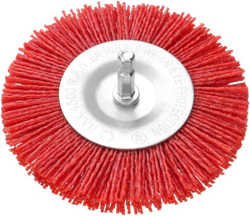 HomeSoGood Wire Wheel Brush Rustremoval Wood Polishing 1/4(02) in Saudi Arabia
