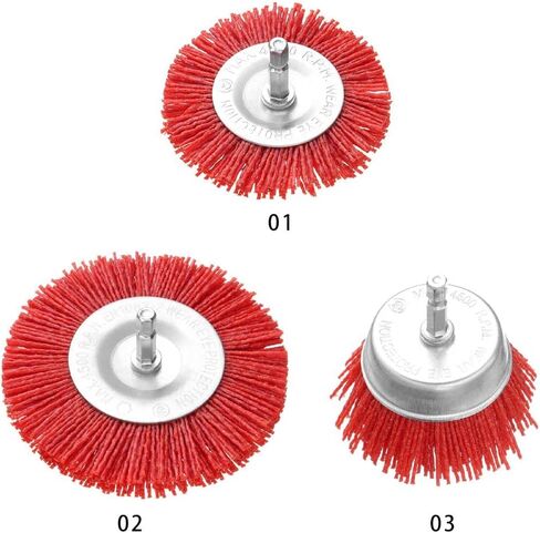 HomeSoGood Wire Wheel Brush Rustremoval Wood Polishing 1/4(02) in Saudi Arabia