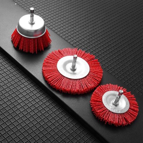 HomeSoGood Wire Wheel Brush Rustremoval Wood Polishing 1/4(02) in Saudi Arabia
