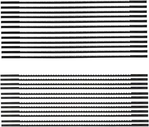 FOXBC Plain End Scroll Saw Blade 5 Inch, 24 Pack (28TPI, 10TPI) in Saudi Arabia