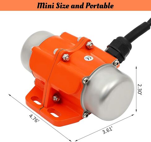 GCCSJ 40W Concrete Vibrator Vibration Motor AC 110V 3600rpm Single Phase Vibrating Motor Aluminum Alloy Case Vibrating Vibrators for Shaker Table in Saudi Arabia