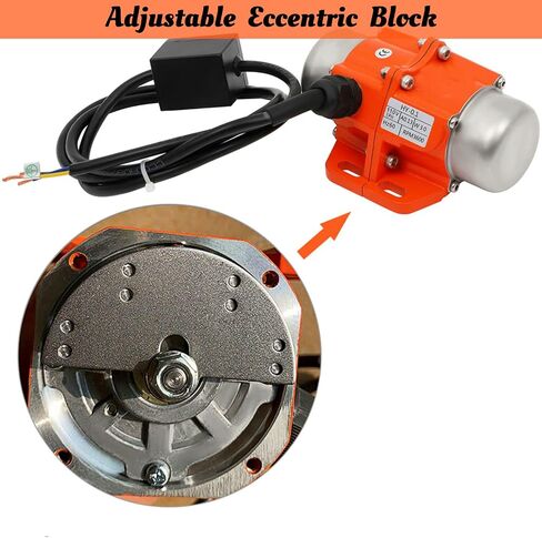 GCCSJ 40W Concrete Vibrator Vibration Motor AC 110V 3600rpm Single Phase Vibrating Motor Aluminum Alloy Case Vibrating Vibrators for Shaker Table in Saudi Arabia