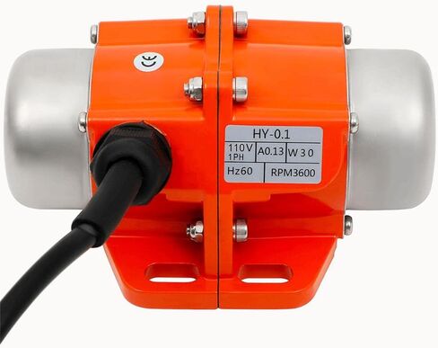 GCCSJ 40W Concrete Vibrator Vibration Motor AC 110V 3600rpm Single Phase Vibrating Motor Aluminum Alloy Case Vibrating Vibrators for Shaker Table in Saudi Arabia