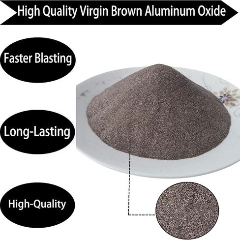 6 LBS #120 Aluminum Oxide - Fine Sand Blasting Abrasive Media for Blasting Cabinet or Blasting Guns (6 pounds-120 Grit) in Kuwait
