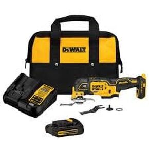 DEWALT ATOMIC 20V MAX* Oscillating Tool, Brushless Cordless, Oscillating, 4ah Battery, Charger and Kit Bag (DCS354Q1) in Kuwait