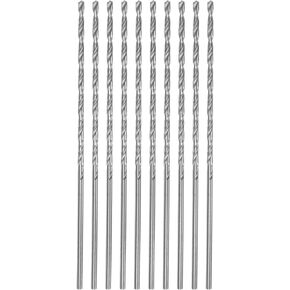 HARFINGTON 10pcs Extra Long Drill Bits, 1.7mm HSS Drill Bit with High Speed Steel Straight Shank 75mm Length for Metal Woodwork Plastic Aluminum Alloy in Saudi Arabia