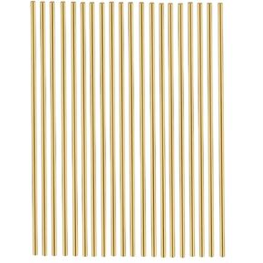 قضيب مستدير من النحاس الصلب، صناعة يدوية، مخزون شريط المخرطة، قطر 5/64 بوصة، طول 12 بوصة (20 قطعة) in Kuwait