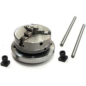 65 mm- 3 Jaws Self Centering Chuck with Back Plate & T-nuts for Milling in Kuwait