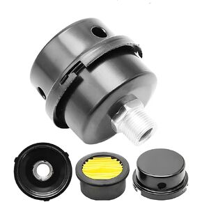 TWAITU HL018200AV Air Compressor Silencer Filter Metal Air Compressor Intake Filter Sound Muffler Silencer 20mm Thread (1/2"PT 20mm) in Saudi Arabia