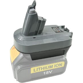 DW20V6 Battery Adapter, Converter for Dewalt Lithium 20V 60V Battery to for Dyson V6 Battery, Work for Dyson V6 Series Tool Vacuum Cleaner V6 Animal Absolute Motorhead Trigger Slim Fluffy in Kuwait