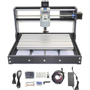 RATTMMOTOR 3018 PRO CNC آلة توجيه الخشب 3 محاور GRBL التحكم بمنفذ USB DIY صغير صغير CNC مجموعة آلة التوجيه البلاستيك الأكريليك PVC PCB الخشب حفارة طحن آلة نحت منطقة العمل 30x18x4.5 سم