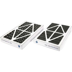 WEN Activated Carbon Air Filters, 5-Micron Inner Filter for 400 CFM Air Filtration Systems, Two Pack (AF9165C)