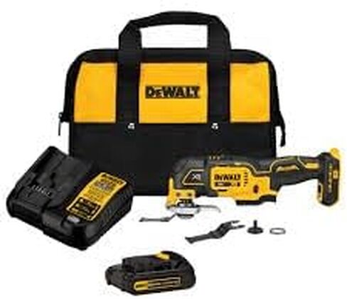 DEWALT ATOMIC 20V MAX* أداة التأرجح، بدون فرش لاسلكية، تتأرجح، بطارية 4ah، شاحن وحقيبة عدة (DCS354Q1) in Saudi Arabia
