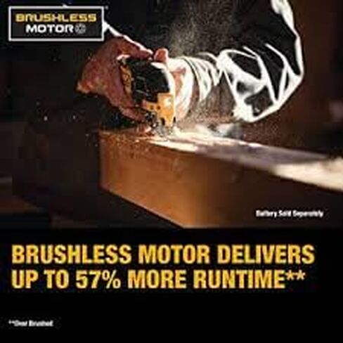 DEWALT ATOMIC 20V MAX* أداة التأرجح، بدون فرش لاسلكية، تتأرجح، بطارية 4ah، شاحن وحقيبة عدة (DCS354Q1) in Saudi Arabia