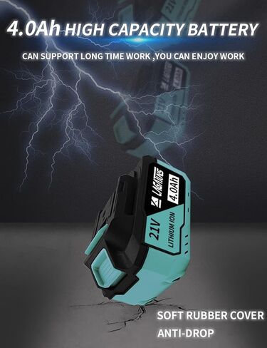 Cordless Oscillating Tool Kits，Oscillating Multitool with a 21V 4.0Ah Battery,Max 22000 OPM, 6 Variable Speed & 4°Oscillating Angle. for Cutting Wood/Nail/Scraping/Sanding in Kuwait