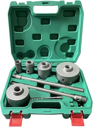REETAI-FOUR 9Pcs SDS Plus Concrete Hole Saw Kits, Tungsten Carbide Wall Hole Cutter Cement Stone Drill Bit Sets with Connecting Rod for Brick Stone Concrete Cement. in Kuwait