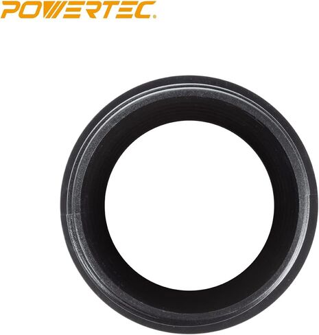 POWERTEC 70185-P2 محول توصيل سريع لمجموعة الغبار الملولب، منفذ 4 بوصة إلى خرطوم توصيل 3 بوصة، 2 قطعة in Kuwait