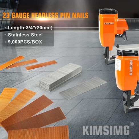 Kamsin P630 Pin Nailer Come with 10,000pcs P612 Pin Nails combo with 10,000pcs P620SS Pin Nails in Kuwait