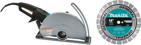 Makita 4114X 14" SJS™ Electric Angle Cutter, with 14" Diamond Blade in Saudi Arabia