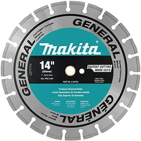 Makita 4114X 14" SJS™ Electric Angle Cutter, with 14" Diamond Blade in Saudi Arabia