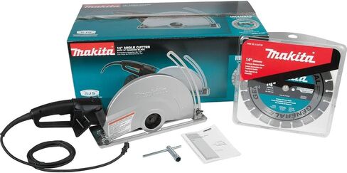 Makita 4114X 14" SJS™ Electric Angle Cutter, with 14" Diamond Blade in Saudi Arabia